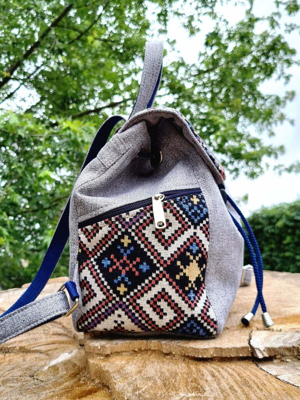 Рюкзак з орнаментом в етностилі