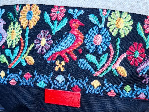 Сумка жіноча з гобеленом "Пташки та квіти"