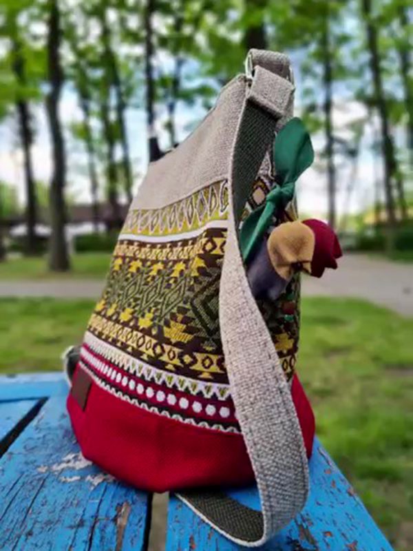 Сумка з гобелену в етнічному стилі