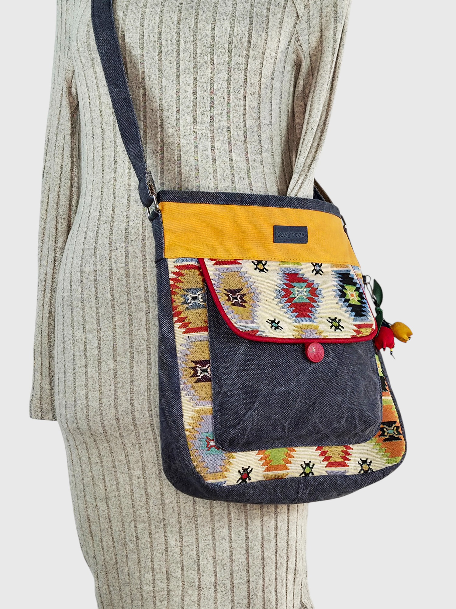 Сумка у бохо-стилі моделі "Мандри"