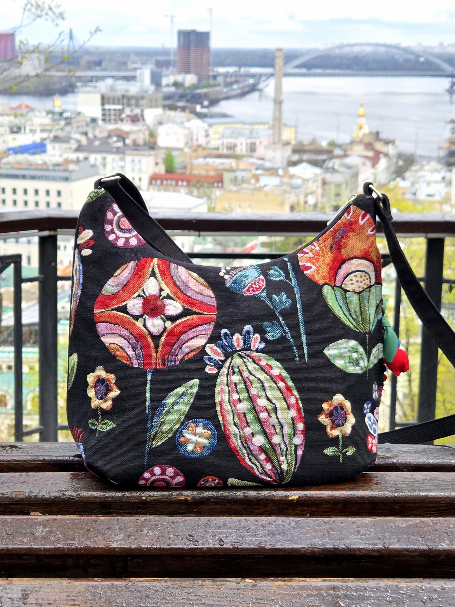 Сумка з гобелену «Квіткова феєрія» (19097)